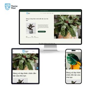 Theme WordPress Cửa Hàng Cây Cảnh Thân Thiện Và Dễ Sử Dụng – TF0013