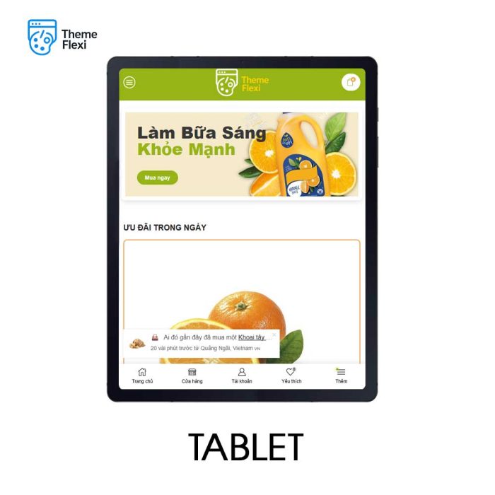 Theme WordPress bán hàng thực phẩm tươi ngon – TF0024