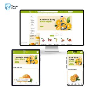 Theme WordPress bán hàng thực phẩm tươi ngon – TF0024