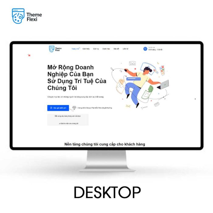 Theme WordPress dịch vụ thiết kế website chuyên nghiệp – TF0026