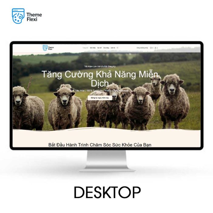 Theme WordPress bán hàng nông sản sạch hiện đại – TF0011