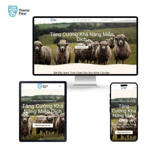 Theme WordPress bán hàng nông sản sạch hiện đại – TF0011