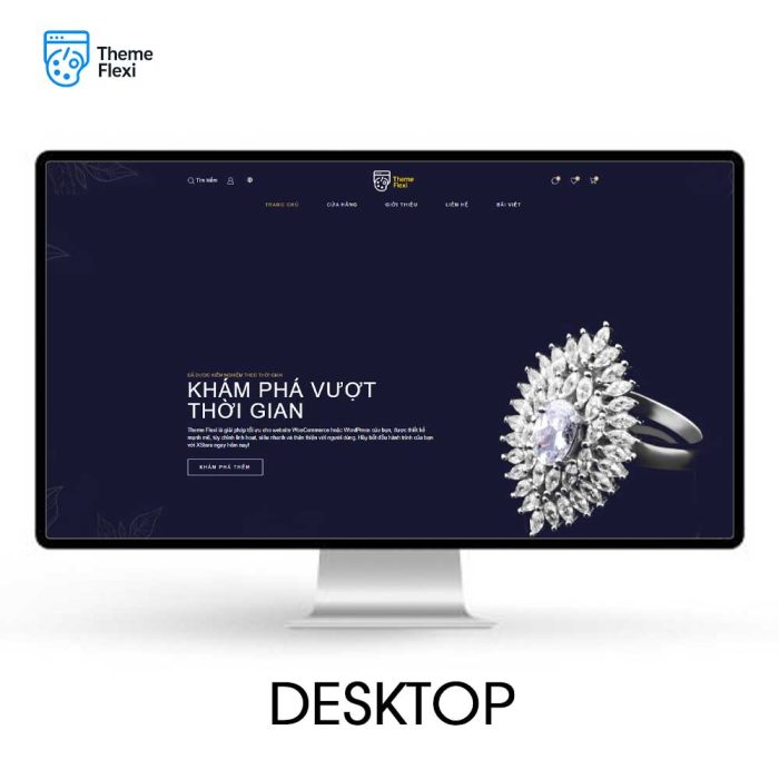 Theme WordPress bán hàng trang sức cao cấp sang trọng – TF0019