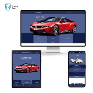 Theme WordPress dịch vụ rửa xe chuyên nghiệp – TF0018