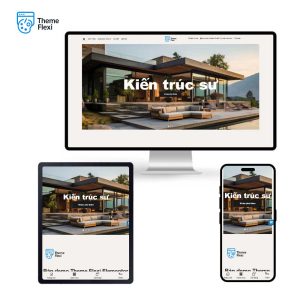 Theme WordPress kiến trúc cao cấp, thiết kế sang trọng – TF0015