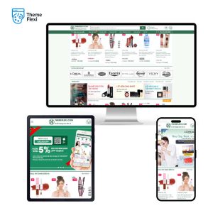 Theme wordpress website bán mỹ phẩm – TF0003