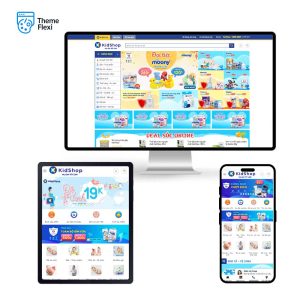 Theme wordpress website bán sản phẩm mẹ và bé – TF0004
