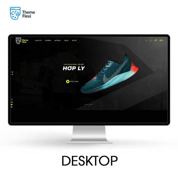 Theme WordPress bán giày thể thao hiện đại – TF0033