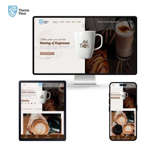 Theme WordPress bán hàng cà phê sang trọng và hiện đại – TF0040