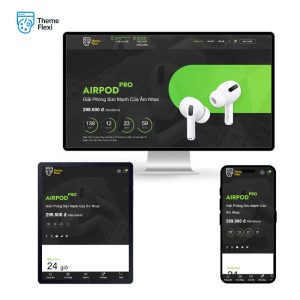 Theme WordPress cửa hàng tai nghe và thiết bị âm thanh trẻ trung – TF0036
