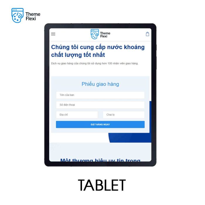 Theme WordPress giao nước uống tinh khiết chuyên nghiệp – TF0032
