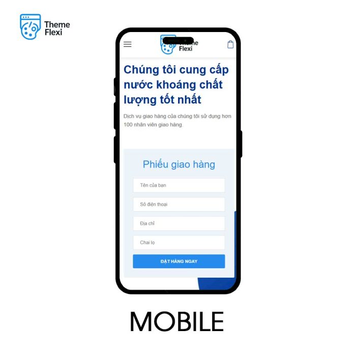 Theme WordPress giao nước uống tinh khiết chuyên nghiệp – TF0032