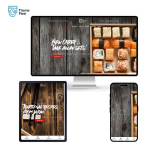 Theme WordPress nhà hàng & cửa hàng sushi chuyên nghiệp – TF0042
